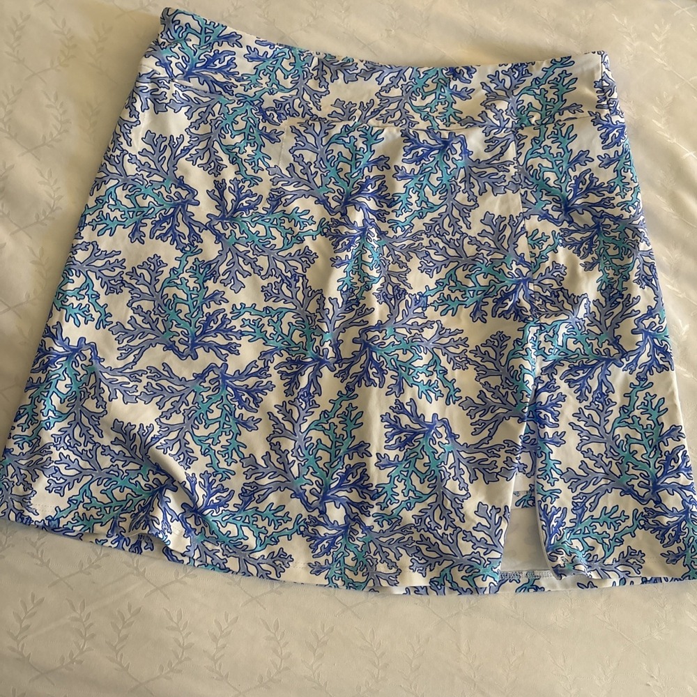 ANTHONY'S Resort Wear $84 Coral Skort M Athleisure Golf Tennis Pickleball MINT